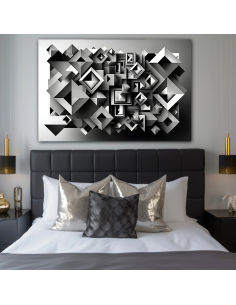 RETABLO ABSTRACTO NEGRO